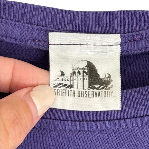 Griffith Observatory Official L.A. Purple Constellation Tee Shirt Size Large - Picture 5 of 7